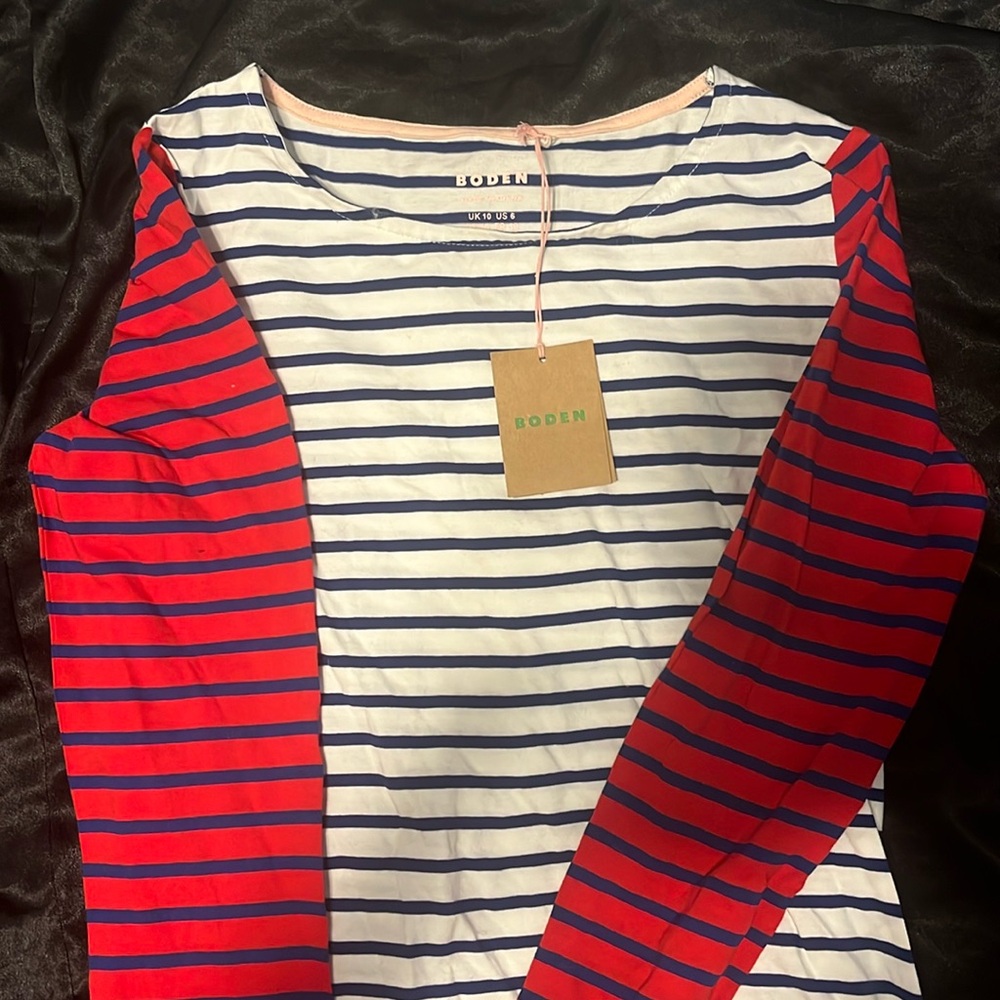 New with tags women’s Boden long sleeve shirt size 6